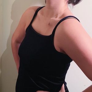 black velvet 90’s maxi dress